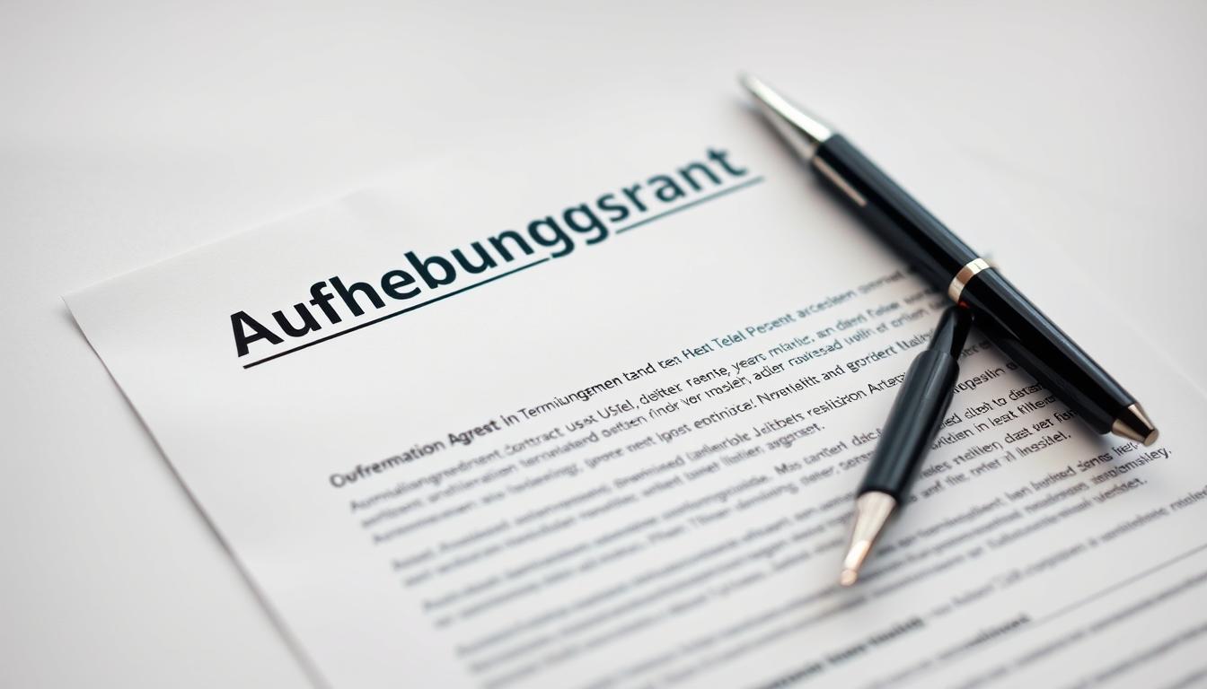 Aufhebungsvertrag Mietvertrag Vereinbarung