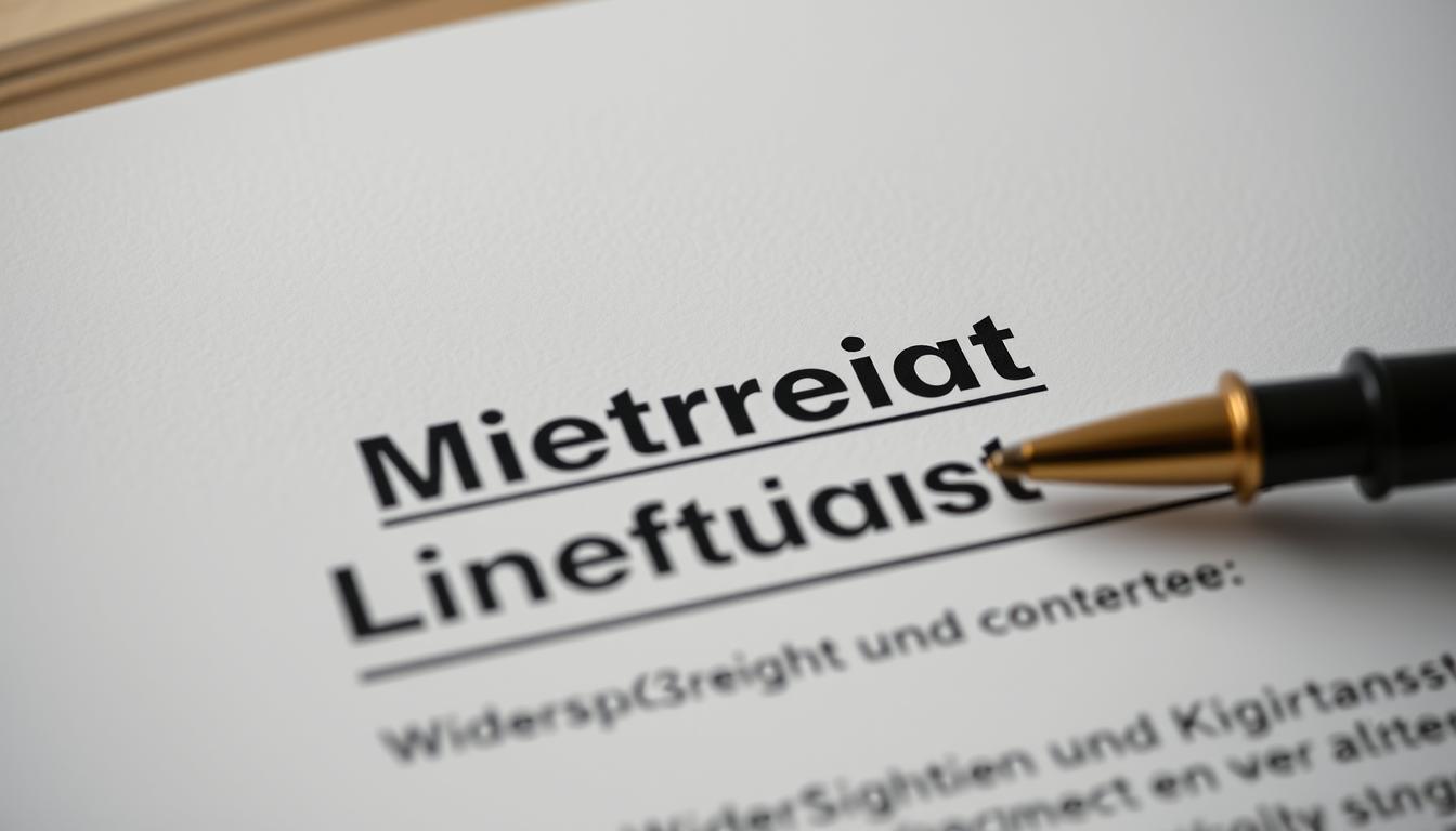 Mietrecht Kündigung Widerspruchsrechte